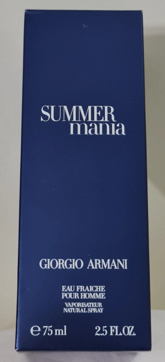 VINTAGE GA SUMMER MANIA EAU FRAICHE POUR HOMME 75ML SPRAY 2.5 OZ