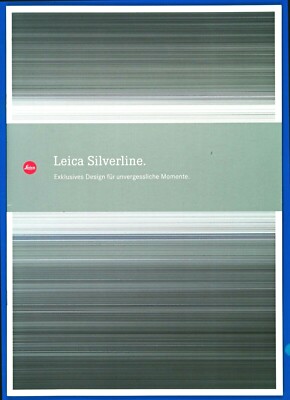Leitz Leica Silverline. Broschüre