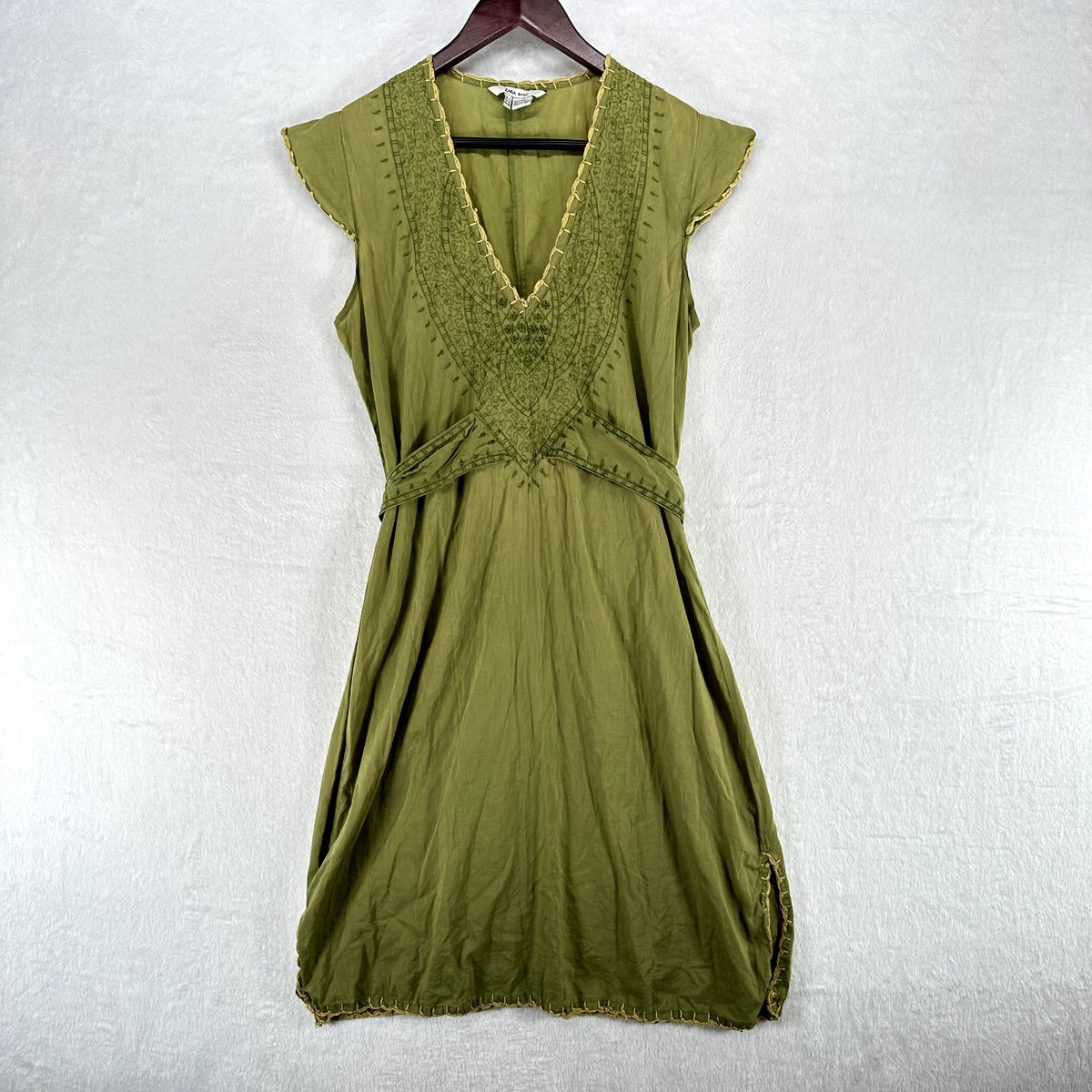 Zara green shift clearance dress