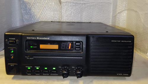 Vertex Standard VXR-7000 VHF/UHF Desktop Analog Repeater - Black for ...