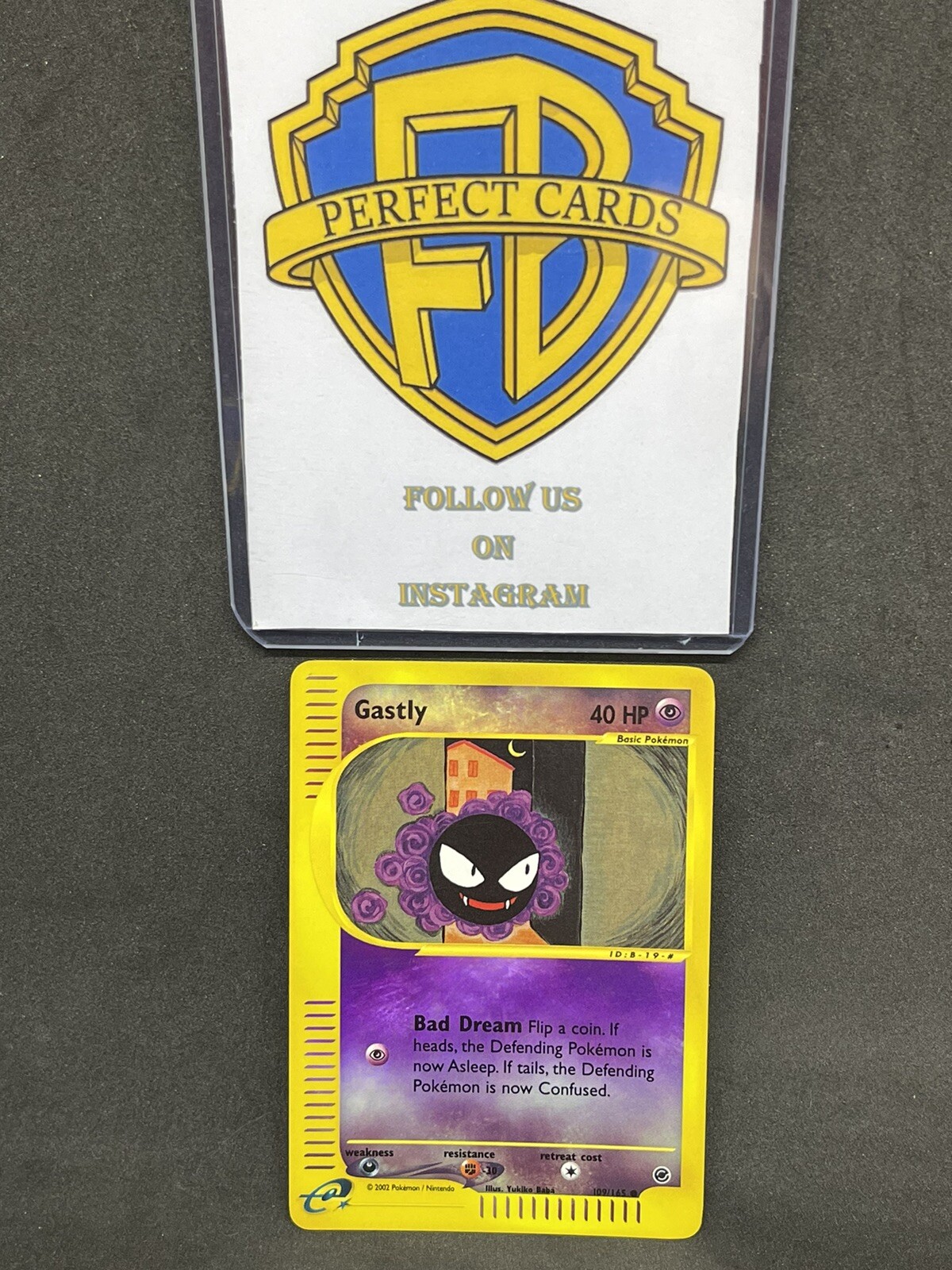POKÉMON EXPEDITION GASTLY REVERSE 109/165 NM- ENG