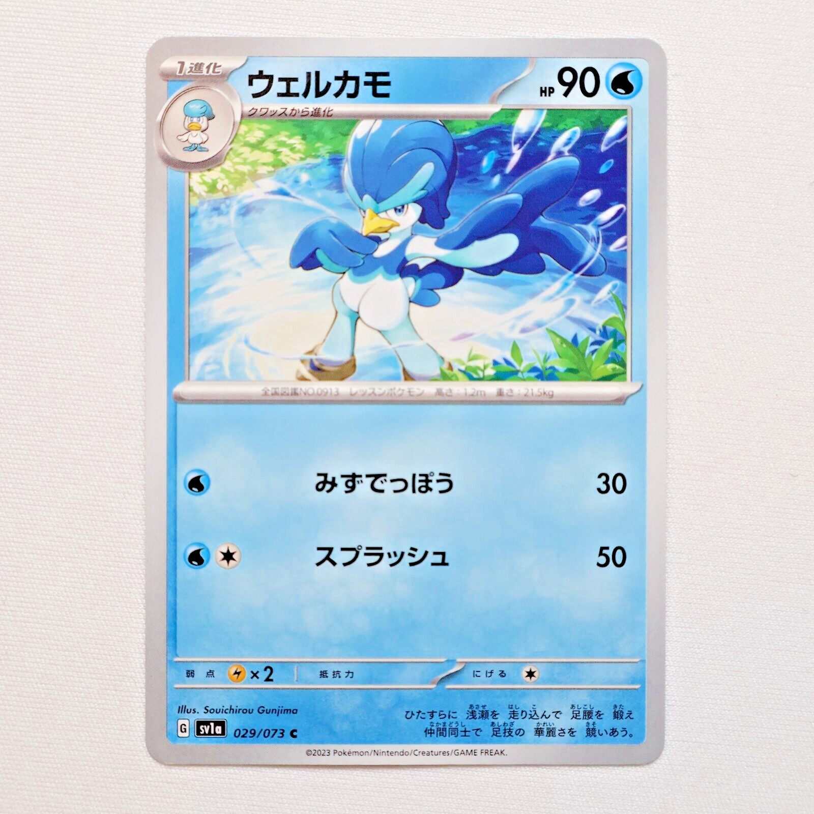 sv1a 029/073 Quaxwell Pokemon Card TCG Japanese NM