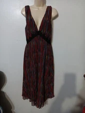 House Of Harlow 1960 X Revolve Striped Sleeveless Linen Dress Size XS