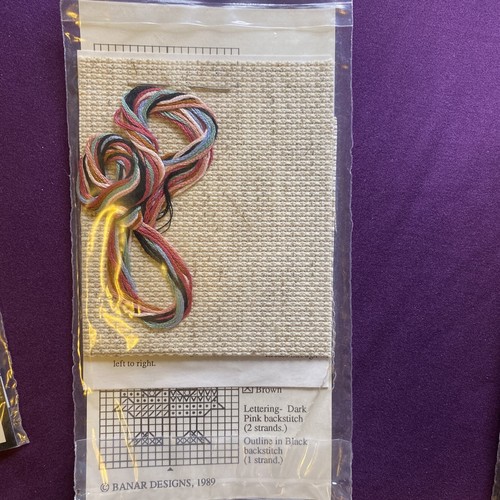 Counted Cross stitch 3 Banar Bookmark Kits + 1 Leisure Arts BL3 - Picture 5 of 12