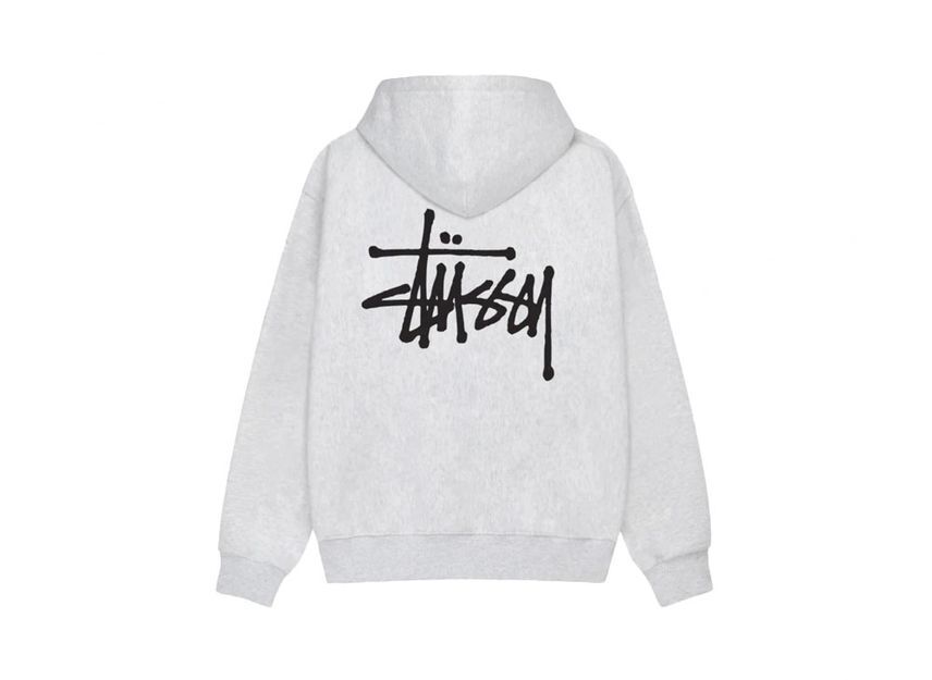 Stussy Basic Stussy Hoodie 2024 Ash Hether 1925000 | eBay