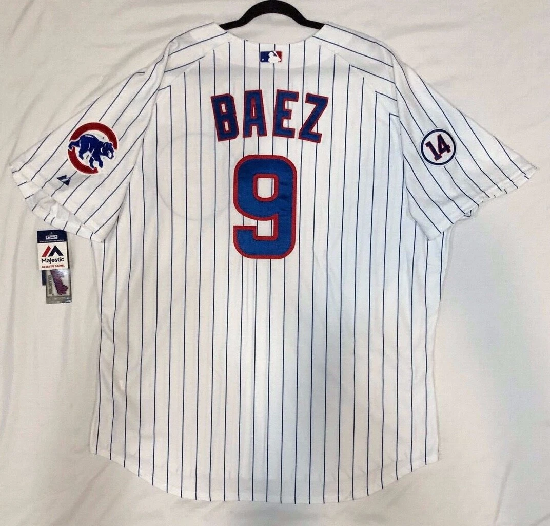 Javier Baez Cubs Signed Autograph Majestic Replica White Jersey Frame -  Fanatics