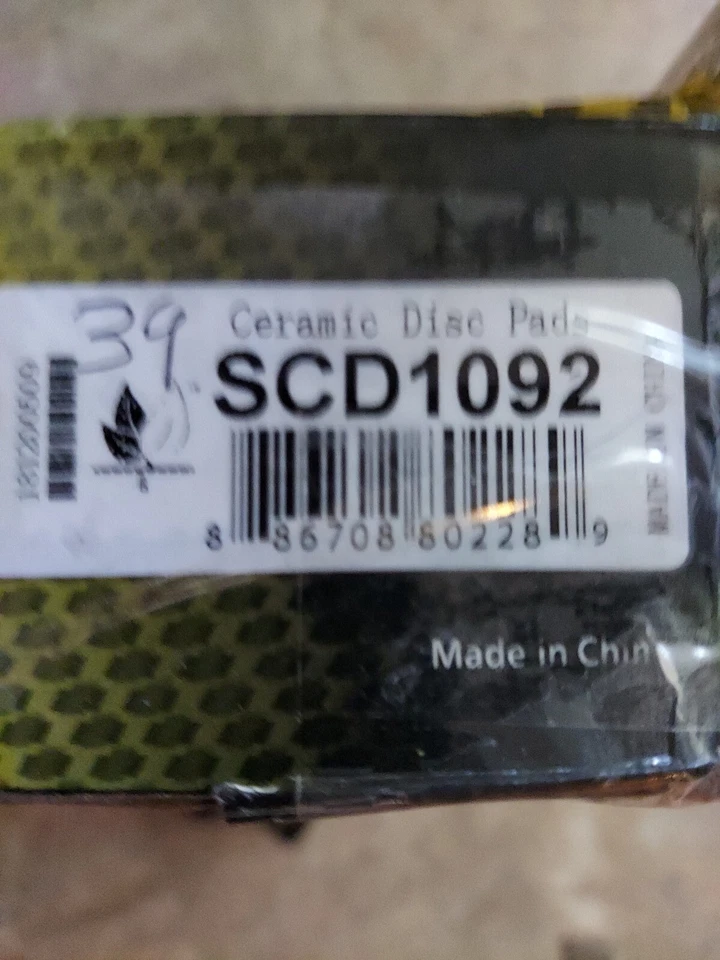 Керамические передние тормозные колодки SCD1092 подходят для Chevrolet Silverado 1500 Classic 2007 года выпуска - Изображение 4 из 4