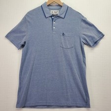 Original Penguin by Munsingwear Men s Medium Light Blue Pocket Polo Shirt