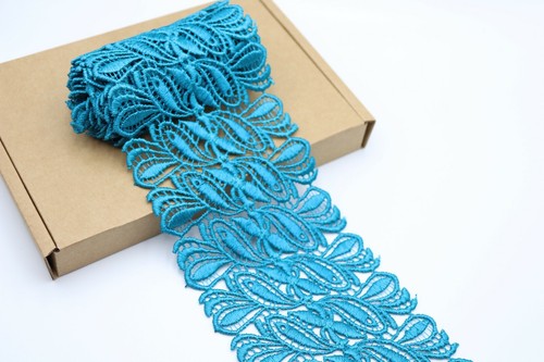 9 Cm Wide 1 Y Daisy Lace Trim Colours Guipure Ideal Embellish Sew on Gota - Picture 61 of 68