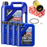 MotoröL Set Longtime High Tech 5W-30 Liqui Moly 9 Liter + ÖLfilter FüR BMW 5Er