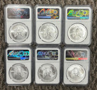 1986-2021 American Eagle Silver Dollar Type 1 Collection 36 ASE Coins, NGC MS-69 — photo 9