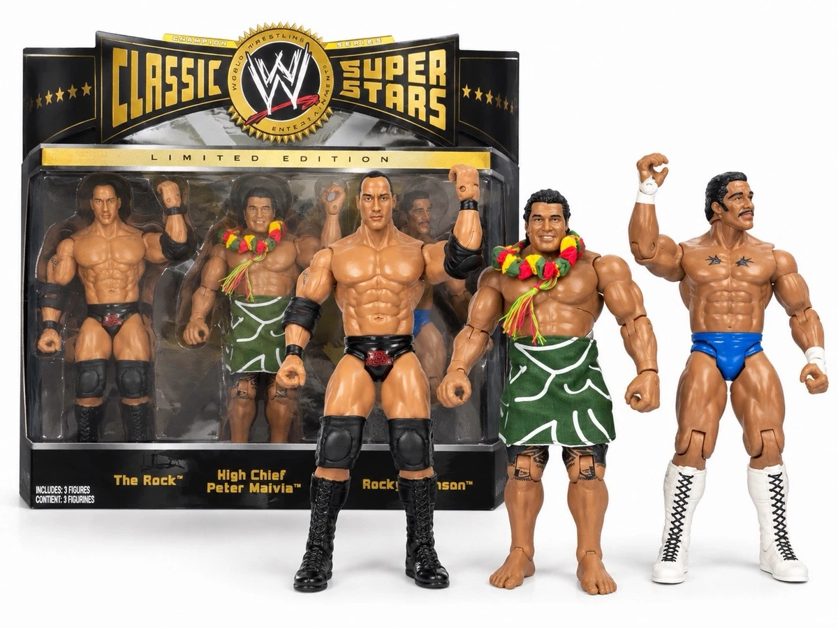 Rocky Johnson In Sports Action Figures for sale | eBay