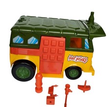 Teenage Mutant Ninja Turtles Party Wagon TMNT Playmates Van Toy READ