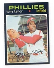 1971 TOPPS BASEBALL #246 PHILADELPHIA PHILLIES TONY TAYLOR "FREE SHIP"