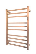 Rose Gold Square Design Electric Thermostatic Heated Towel Rail Warmer Radiator