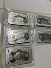 one troy ounce.999 fine silver bars (5) As Seen