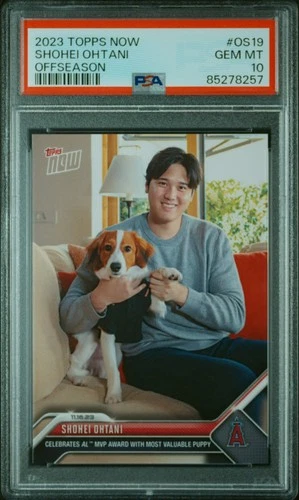 Shohei Ohtani 2023 Topps NOW Offseason OS19 PSA 10 GEM MINT Angels /37585