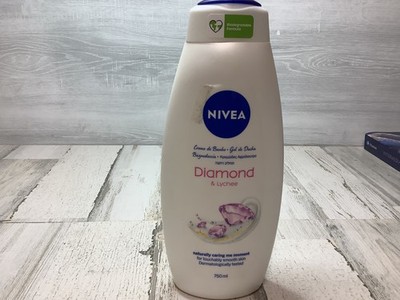 New NIVEA Bath DIAMOND AND LYCHEE Body Wash Large Size 25.36 Oz 750ML