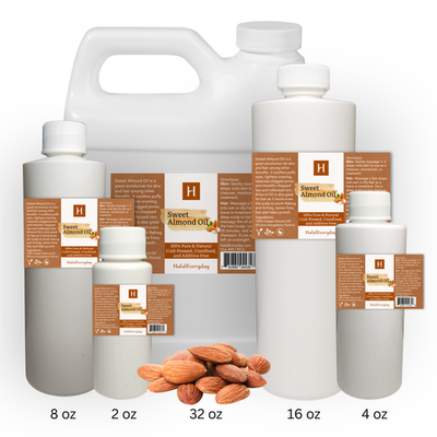 #ad Sweet Almond Oil 100% Pure Cold Pressed Organic Virgin For Hair Skin Massage $9.95