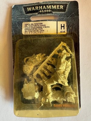 2004 NEW Vintage Warhammer 40,000 Chaos Obliterators 40k Citadel Miniatures GW