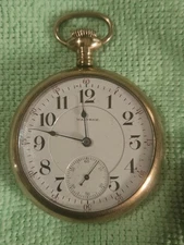 1904 Waltham Crescent Street 20Yr Gold Filled Model 1892  21J 18S  Pocket Watch