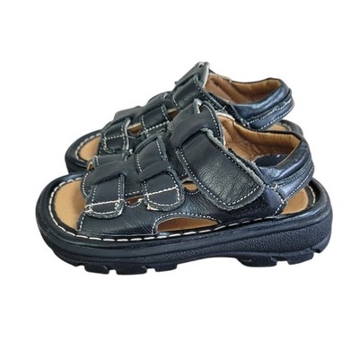 Pre-Owned COCO Jumbo 5 Black Fisherman Sandal Toddler