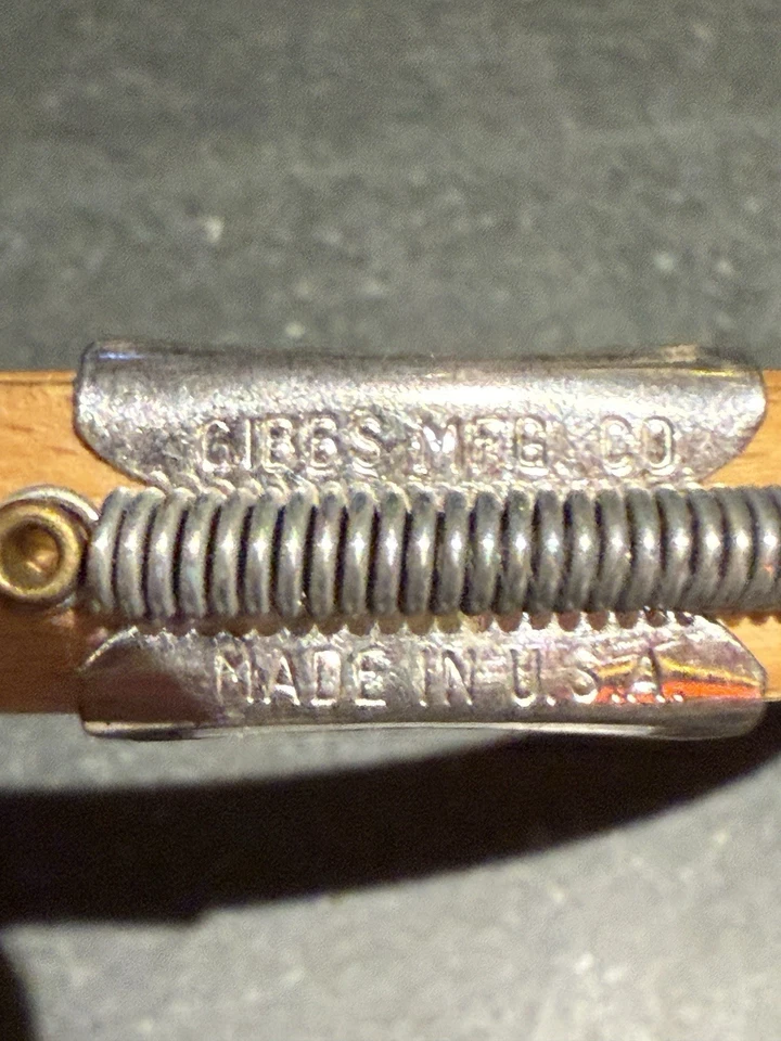 Wood Embroidery Hoop 5" Gibbs Hold-tite Spring Tension Non-Felt Vintage Wood - Image 2 of 4