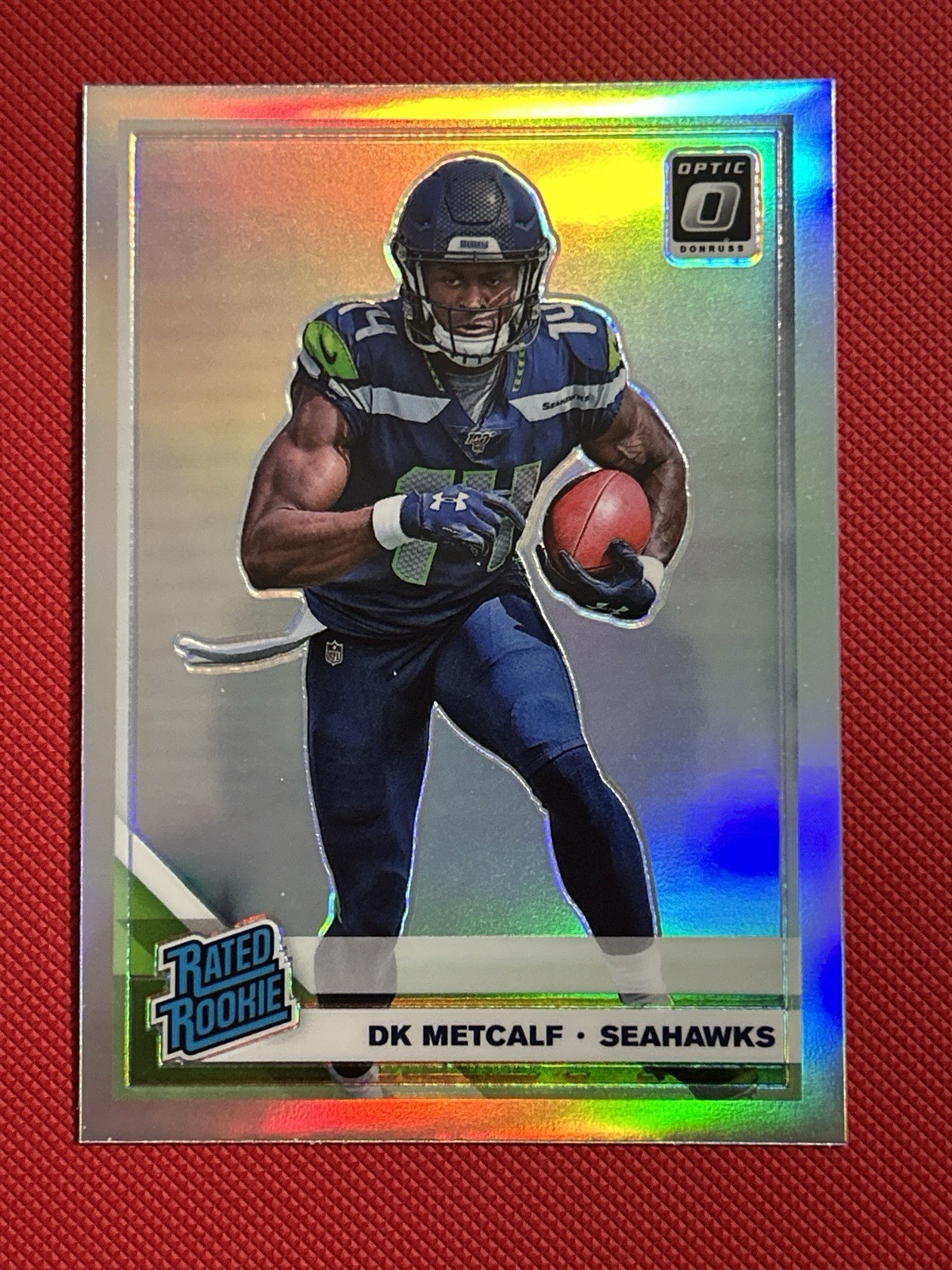 DK Metcalf 2019 Panini Donruss Optic Rated Rookie #163 Holo Seahawks Steelers