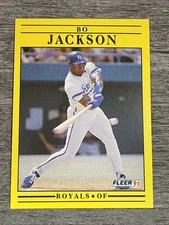 Bo Jackson 1991 Fleer Royals #561  *2618*