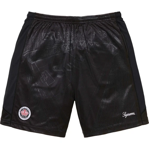 ⚽️ Short de foot Supreme Jacquard (noir) Large NEUF LIVRAISON GRATUITE ?
