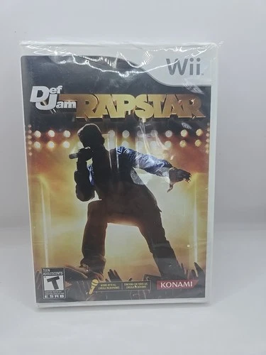 Def Jam Rapstar (Nintendo Wii, 2010) Factory Sealed But Has A Tear Disc Is Movin