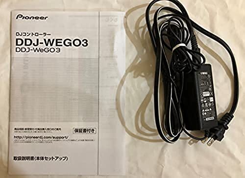 Pioneer DJコントローラー　DDJ-WEGO3 付属品付き Pioneer DDJ-WEGO3 Black DJ Controller 2-Channel Beginner