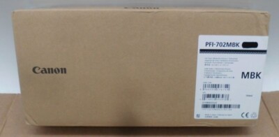 Canon PFI-702MBK ink matte black imageprograf iPF 8000 9000 9100 original packaging 09.2024