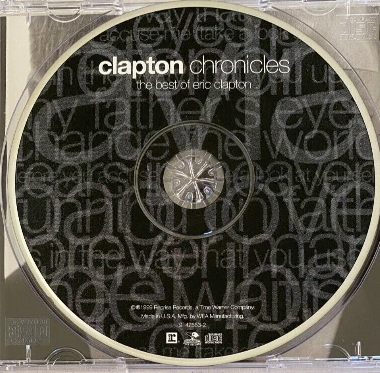 Eric Clapton – Clapton Chronicles (The Best Of Eric Clapton) CD 1999 US - Image 3 of 3