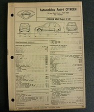 Revue technique Citroen VISA