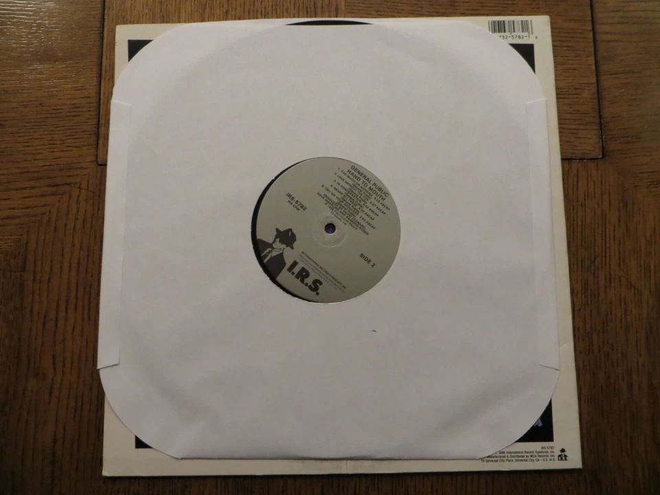 General Public – Hand To Mouth - 1986 - I.R.S. Records IRS-5782 Vinyl LP VG+/VG+ - Image 3 of 4