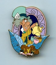 Disney Shopping Alice in Wonderland Mad Hatter Pouring Tea LE 100 Pin Error 