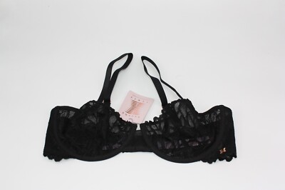 Savage Fenty Lingerie By Rihanna 36DD Black Lace Bra  NEW  Free Shipping