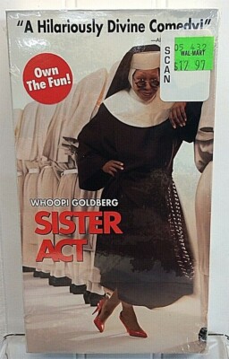 VHS Sister Act Whoopi Goldberg Touchstone Sealed 717951452030|
