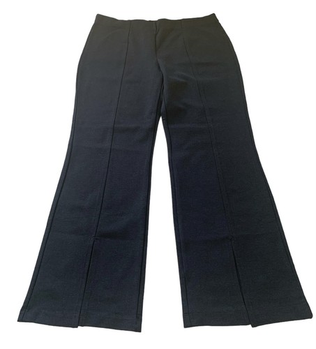Time And Tru Women's Ponte Bootcut Pants with Front Slit Size XXL/20 STRECH BLUE - Picture 8 of 18
