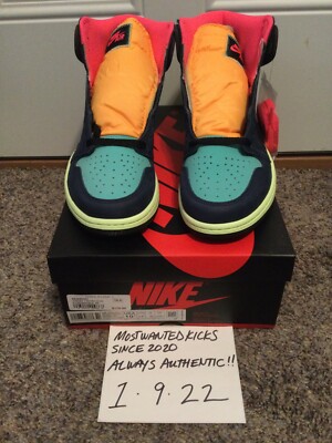 DS 2020 Nike Air Jordan Retro 1 Hi OG Tokyo Bio Hack Men's Sz 10.5