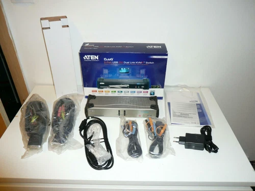 ATEN CubiQ CS1782A 2-Port USB DVI Dual Link KVMP Switch, OVP&NEU, 2J. Garantie