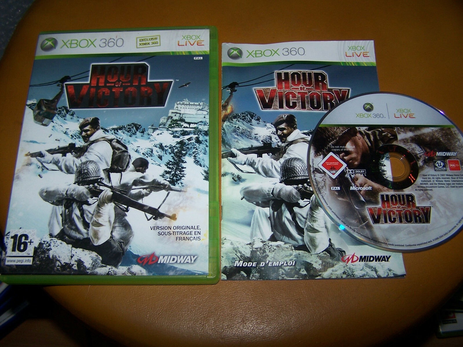 HOUR OF VICTORY -  XBOX 360 BOITE CD LIVRET