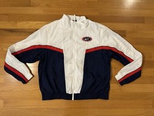 New L Nike Basketball Retro Jacket Team USA Hoops White Blue NBA AV9755-102 Men