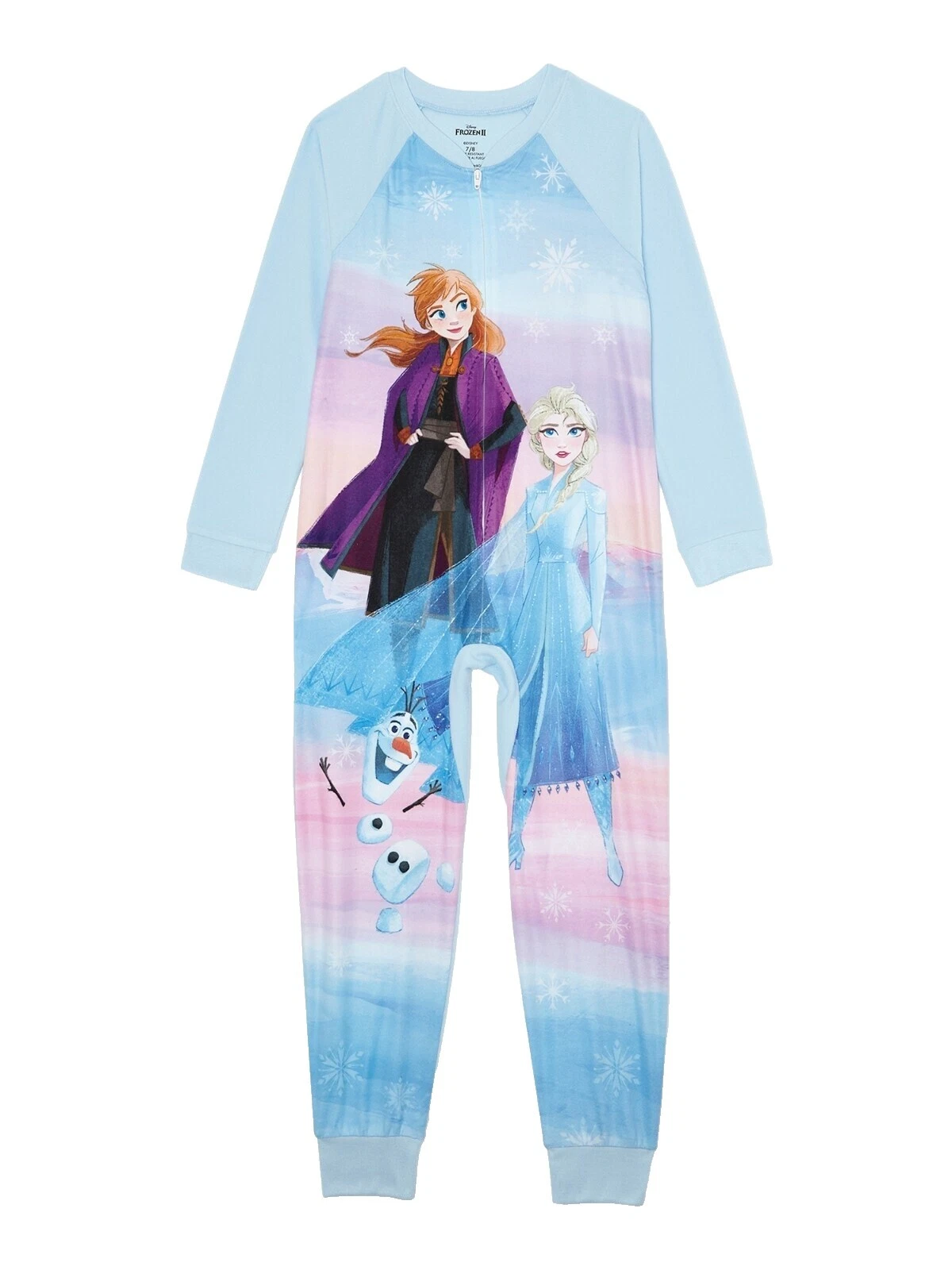 Ropa de dormir Elsa Frozen de una pieza para niñas