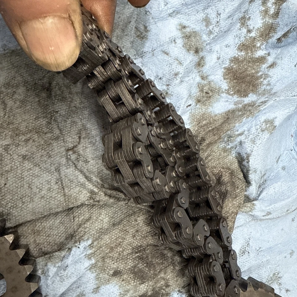 Kawasaki 4/6 LTD Invader 1980 vintage moto de nieve cadena piñones y cadena Foto 4 de 4