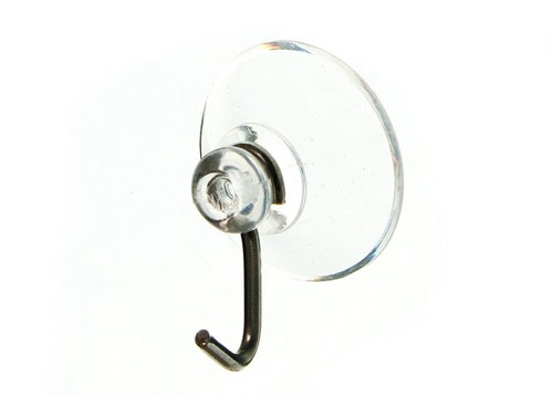 Nuevo 4X Transparente Succión Ventana Ganchos Con Cable de Acero 19mm 1.9cm -