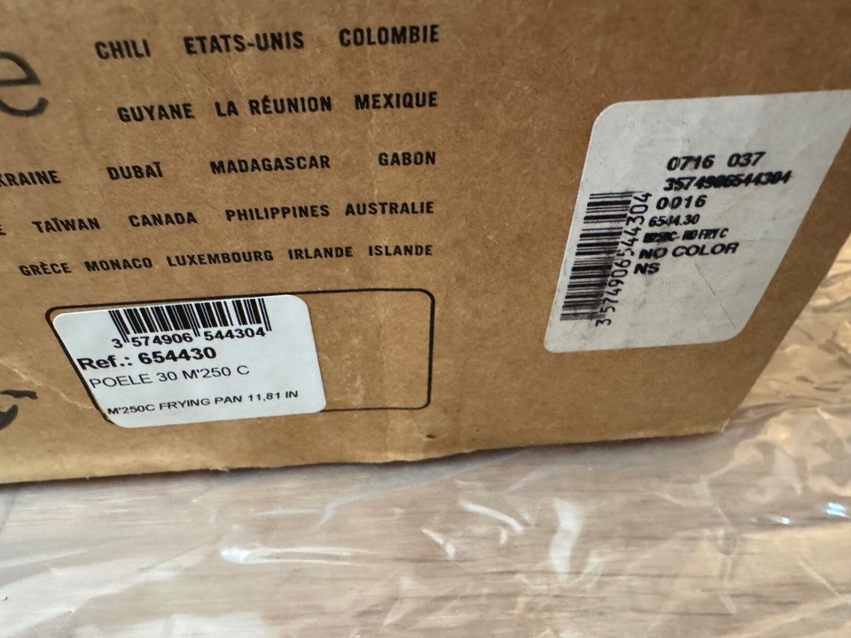 Mauviel Copper Cookware M’250 Frying Pan 11.8" Black Iron Handles eBay