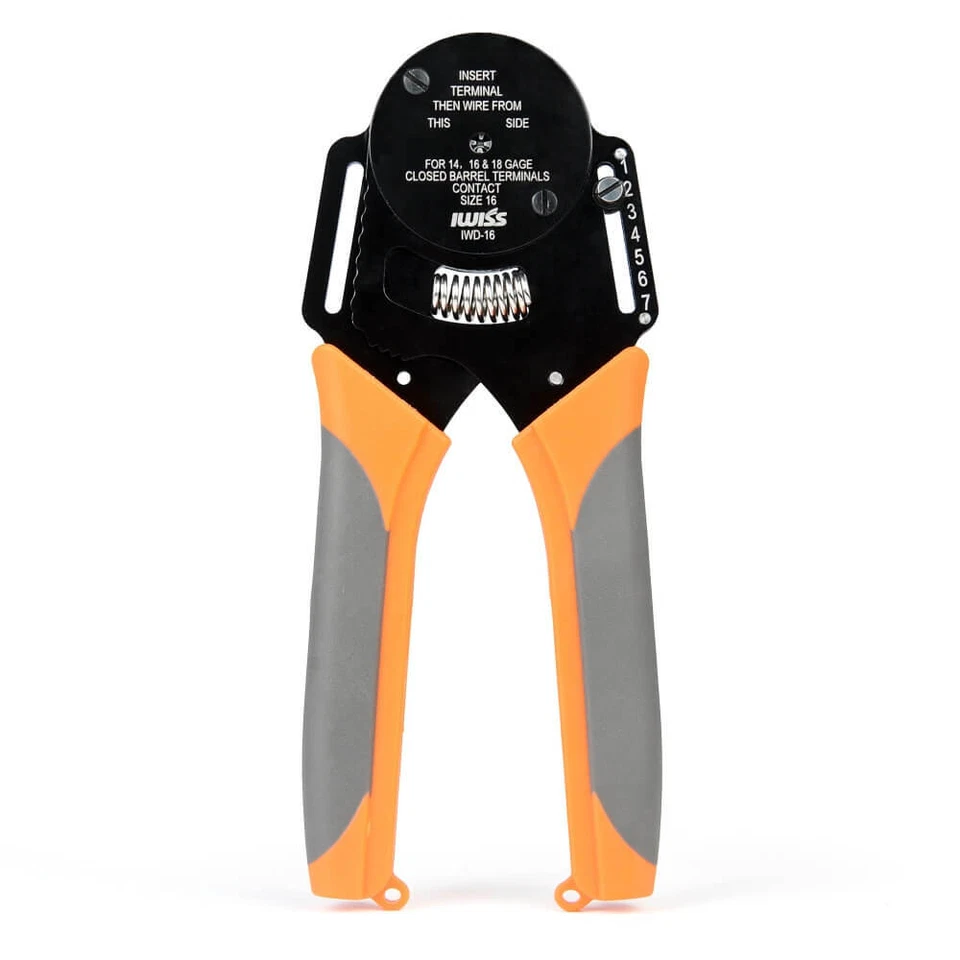 IWISS DEUTSCH DT SERIES MULTI PLUG RATCHET TERMINAL CRIMPING TOOL