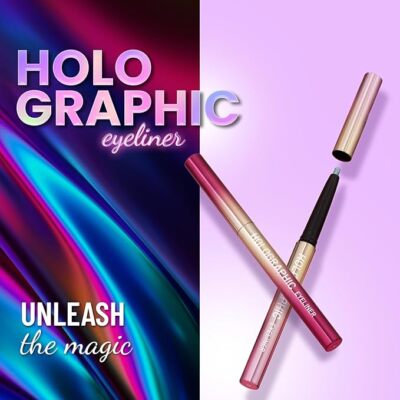 Swiss Beauty Holographic Shimmery Eyeliner Waterproof, Smudge proof, Long last